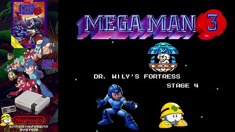 Mega Man 3 (NES) - Dr. Wily's Fortress Stage 4