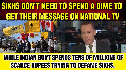 LIVE : 25-11-25 | SIKH'S DON'T NEED TO SPEND A DIME GET THEIR MESSAGE ON NATIONAL TV