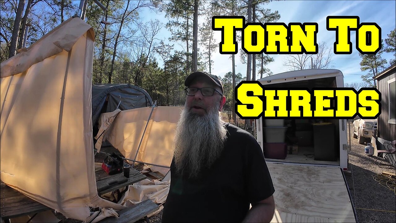 TORN To SHREDS And Upside Down | Egg Check Tour | shed to house homestead chickens Arkansas