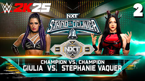 WWE 2K25 NXT Stand & Deliver - Match 2: The Beautiful Madness Has Arrived!