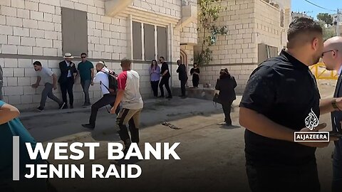 Foreign diplomats under fire in West Bank as Israeli forces storm Jenin