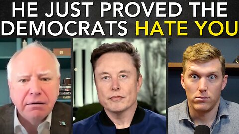 Tim Walz SELF-DESTRUCTS as Elon Drops MASSIVE Bombshell on Democrats