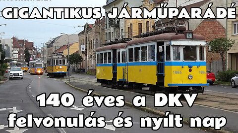 2024.09.29. Gigantikus járműparádé. Villamosfelvonulás és nyílt nap Debrecenben. 140 éves a DKV.