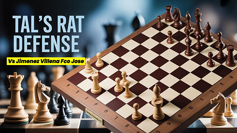 Mikhail Tal pulls an English Rat. Rat Defense A41