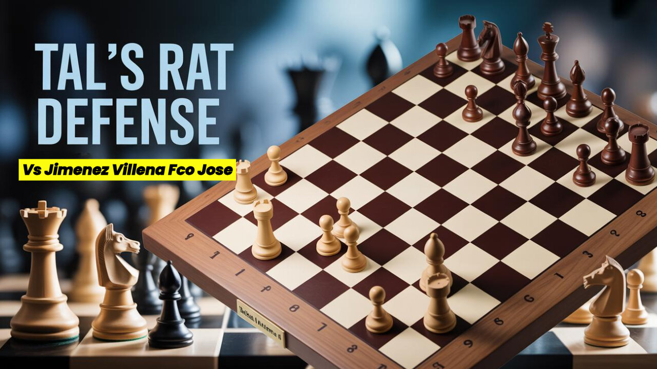 Mikhail Tal pulls an English Rat. Rat Defense A41
