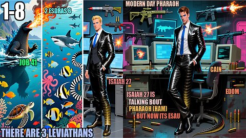 Isaiah 27 Three Leviathans, Dragons, Multi-Fold And Hard Scriptures, Branches Grafted In/Out 1-8