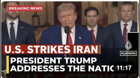 President Trump Addresses the Nation Following U.S. Attack on Iran's Nuclear Sites