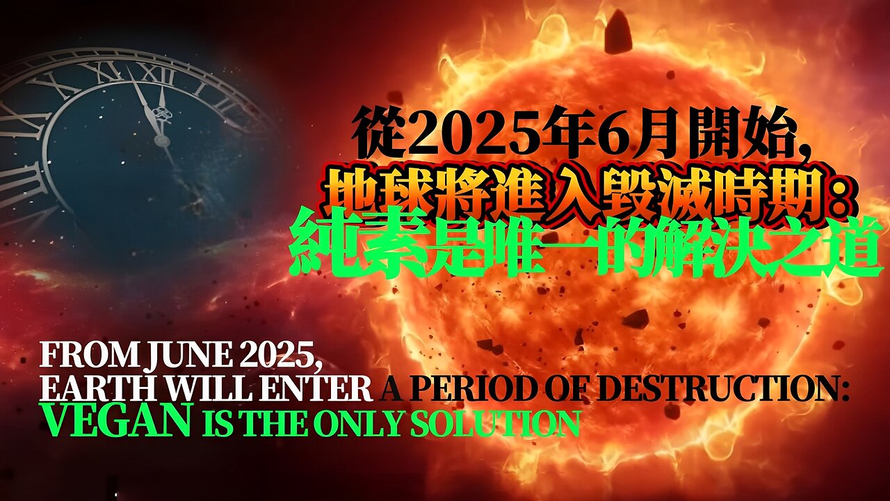From June 2025, Earth Will Enter a Period of Destruction Vegan Is the Only Solution