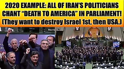 IRAN'S POLITICIANS: "Israel first, death to America!" 👀