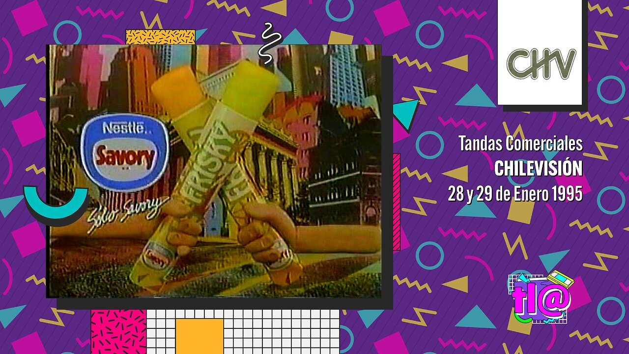 Tandas Comerciales Chilevisión (28 y 29 de Enero 1995)