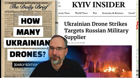How Many Drones Has Ukraine REALLY Sent Into Russia?