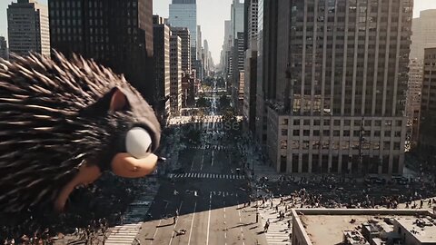 Giant FIREFLY Takes Over the City at Night!