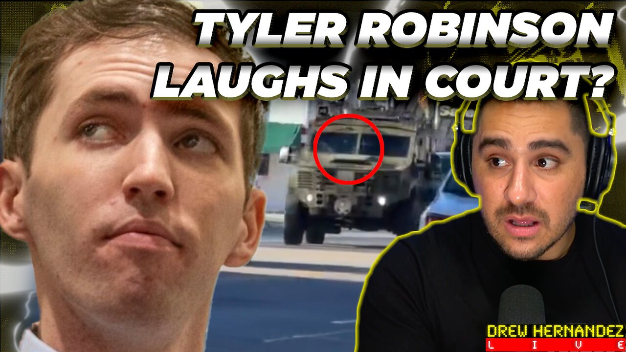 TYLER ROBINSON APPEARS IN COURT IN PERSON LAUGHING?