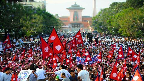 Gen-Z Revolts Against Corrupt Commie Nepal Government Crackdown on "Misinformation"