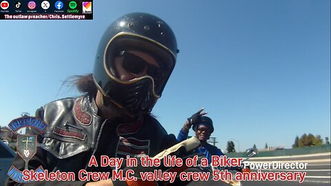 A Day in the life of a Biker Skeleton Crew M.C. valley crew 5th anniversary #theoutlawpreacher