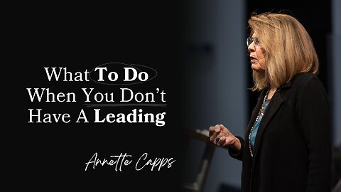 What To Do When You Don't Have A Leading