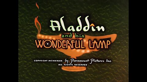 POPEYE---ALADDIN AND HIS WONDERFUL LAMP