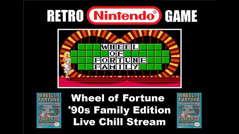 Wheel of Fortune 1990s Family Edition: Chill & Chat with BrightGaming playing NES Nintendo Games