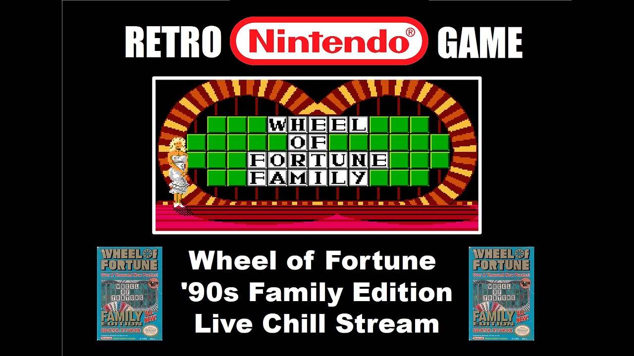 Wheel of Fortune 1990s Family Edition: Chill & Chat with BrightGaming playing NES Nintendo Games