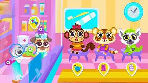 Animal Hospital – Treat Baby Monkey & Tiger in Doctor Game for Kids!