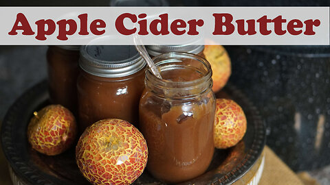 Apple Cider Butter Canning Recipe