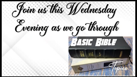 First Samuel Chapter No. 4 Wednesday Bible Study