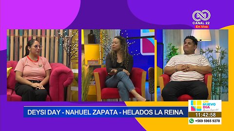 Deysi Day y Nahuel Zapata Helados La Reina