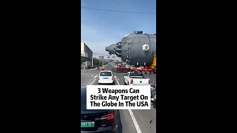 3 weapons can strike any target on the globe in the USA