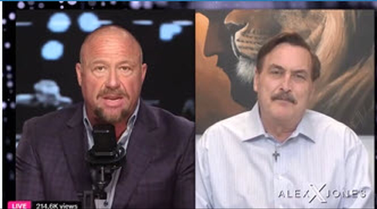 Alex Jones with Mike Lindell and Rob from PA 3-26-2025