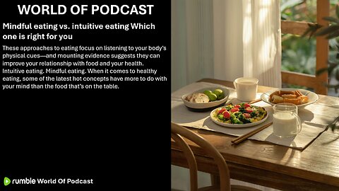 Mindful eating vs. intuitive eating Which one is right for you