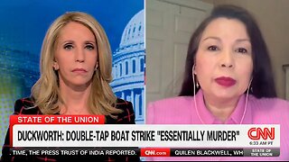 Dem Tammy Duckworth BACKTRACKS on Live TV After CNN Presses Her on Drug Strike Footage