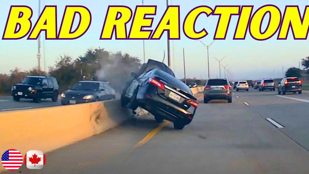 NEW Car Crash Compilation | USA & Canada - Nov 24, 2025