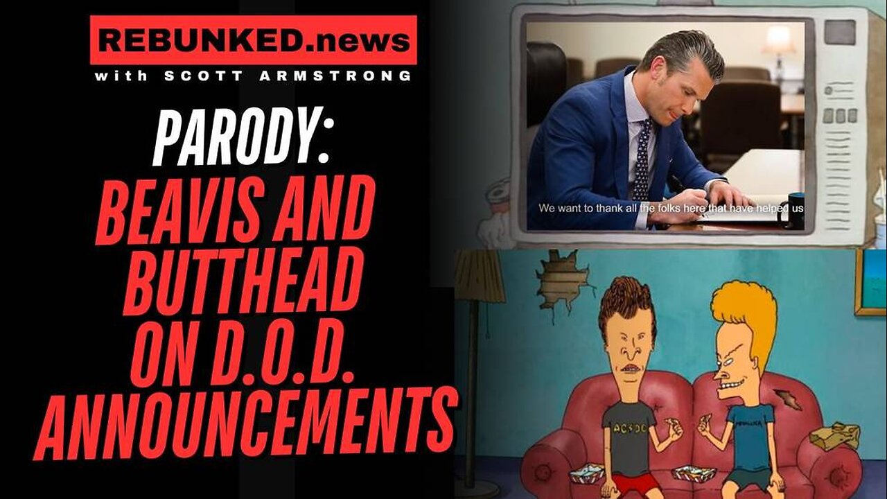 PARODY: Beavis and Butthead on D.O.D. Announcement