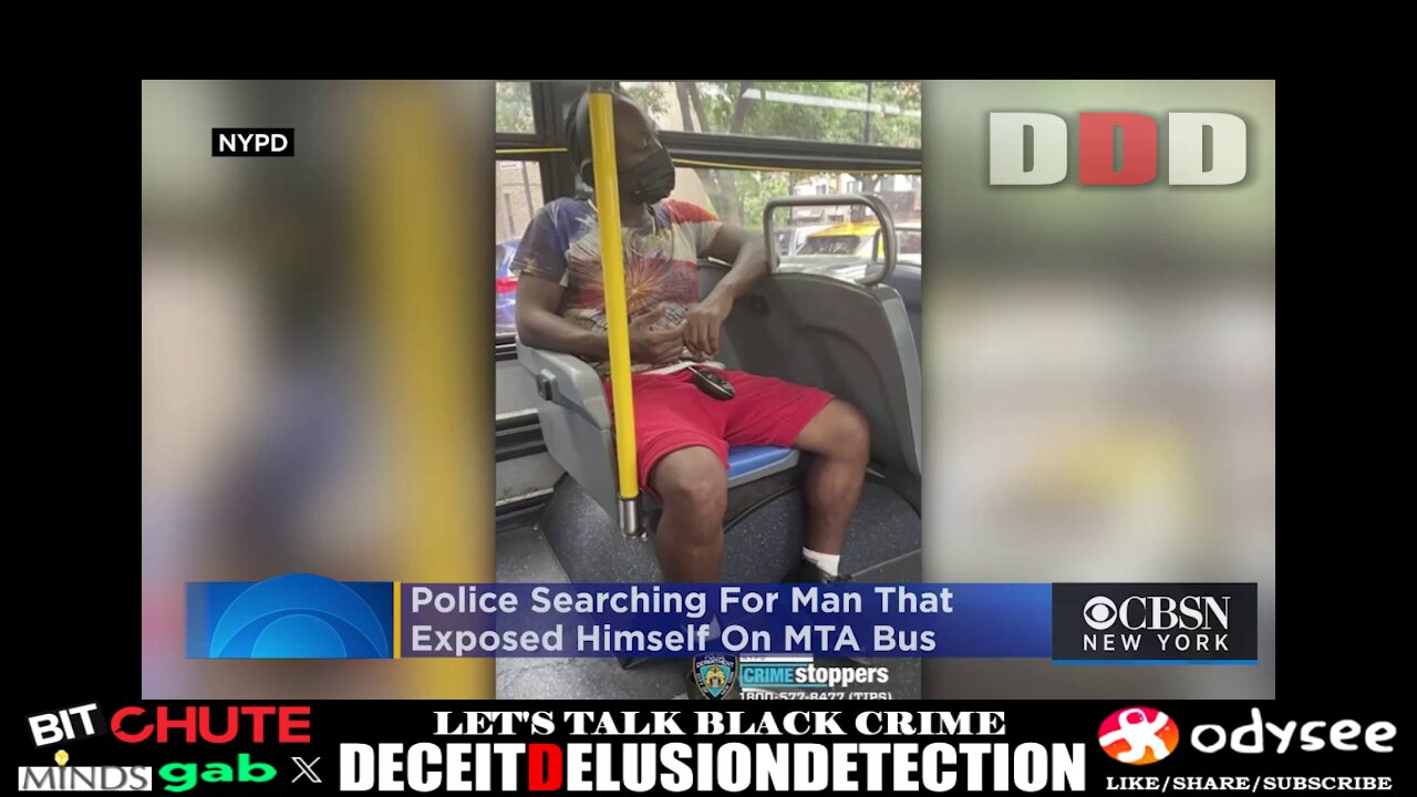 BLACK SEXUAL PREDATOR EXPOSES HIMSELF TO 13 YEAR-OLD GIRL ON MTA BUS