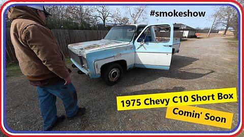 Trip in the 1977 Chevy C10 Pickup Truck To Outfits Garage (part 2)