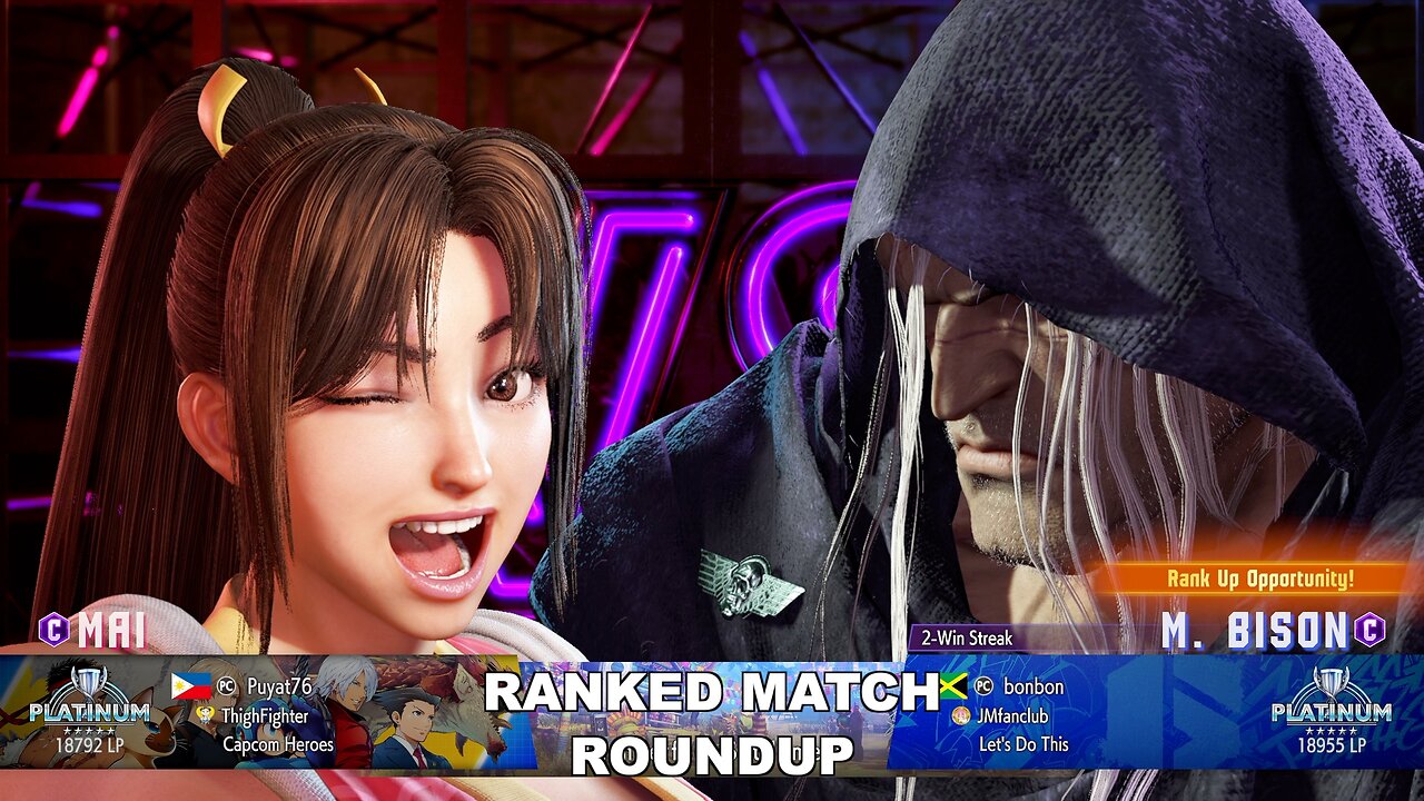 Kuya Kalbo SF6 Ranked Match Roundup. Mai Platinum Rank [Hori Fight Stick]
