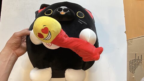 look at Snackles Pez Black Cat Super Sized 14 inch Plush ZURU Ultra Soft Collectible Stuffed Animal