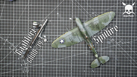 Trying out the Gaahleri GHAD-39 Airbrush on a Spitfire