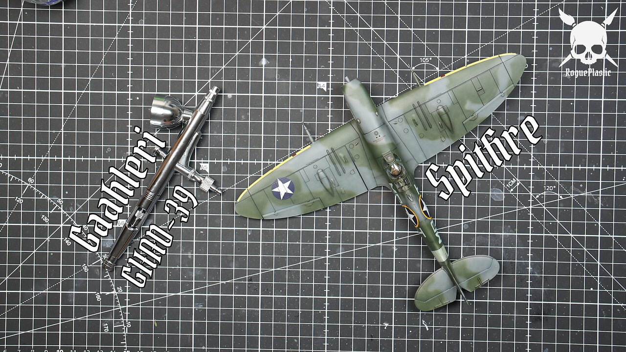Trying out the Gaahleri GHAD-39 Airbrush on a Spitfire
