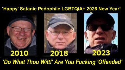 Kim Osbøl Fucking 'Happy' Satanic Pedophile LGBTQIA+ Agenda 2026 New Year! [31.12.2025]