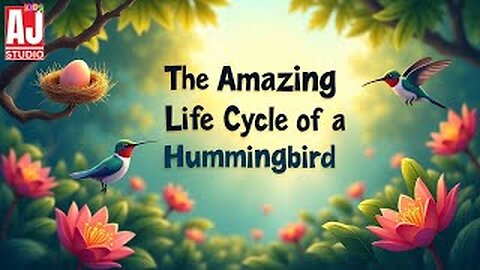 Life Cycle of Hummingbird 🐦 | Educational Moral Story for Kids 😊