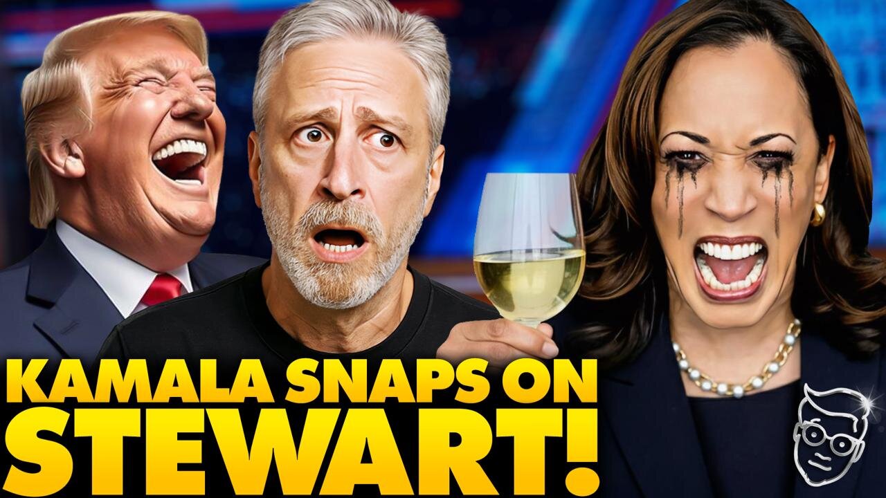 Kamala Harris SNAPS on Jon Stewart, Drops Multiple F-BOMBS in Psychotic Trump Breakdown