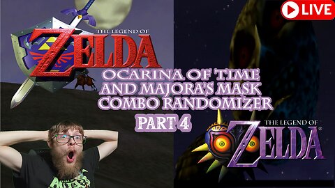 🔴 PART4 Zelda Ocarina of Time/Majora's Mask Combination Randomizer Livestream! Actual N64 Hardware!
