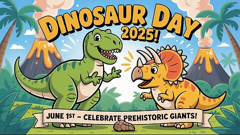 Dinosaur Day 2025 🦖 | Fun Facts & How to Celebrate National Dinosaur Day!