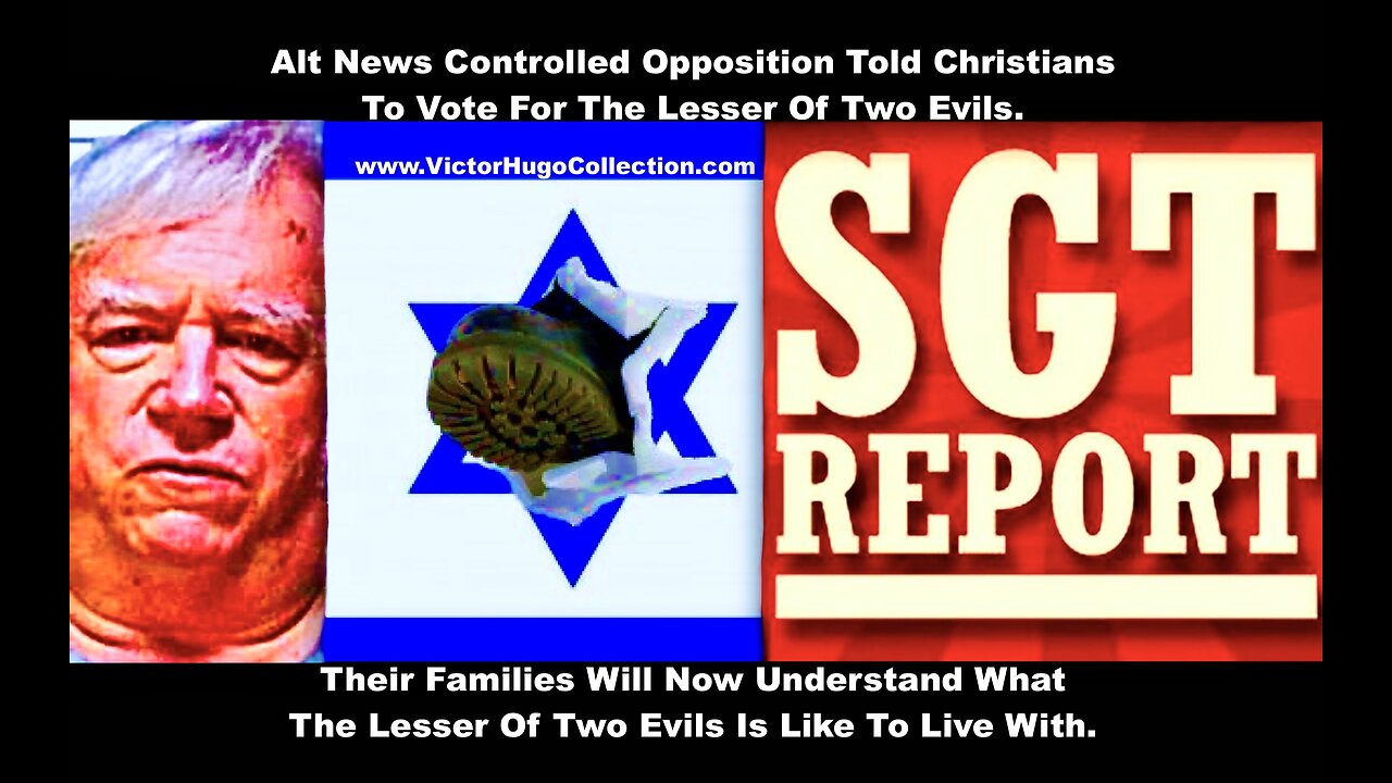 SGT Report Jim Fetzer Lesser Of 2 Evils Vote Turns USA Israel Into World Pariah Seen As Hypocrites