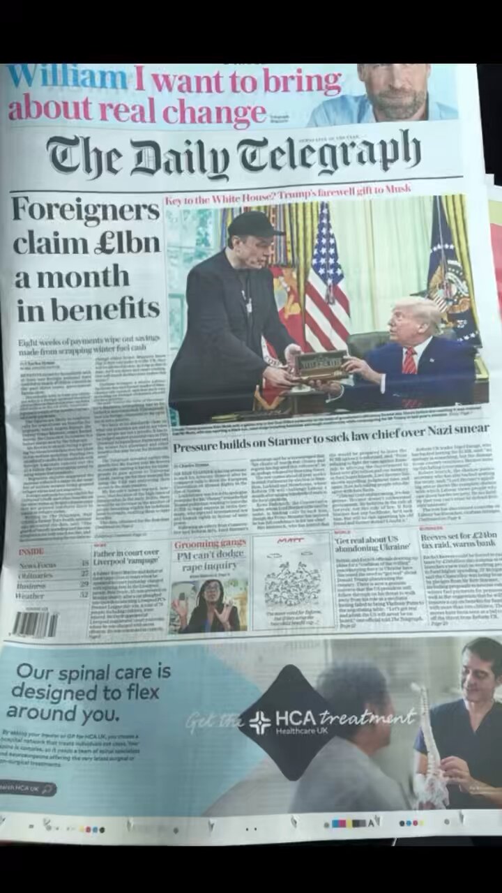 Elon Musk got Key from president Trump