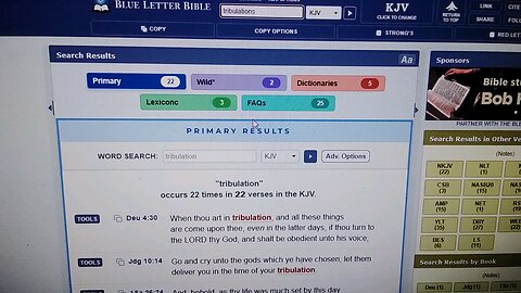 Tribulations/Tribulation King James Bible.