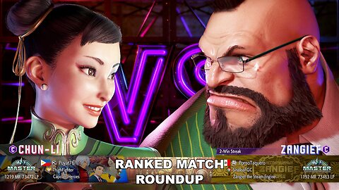 Kuya Kalbo SF6 Ranked Match Roundup. Chun Li Master Rank [Hori Fight Stick]