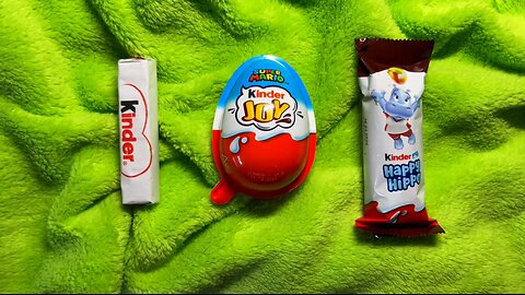 ASMR Kinder Mix Chocolate and Candy | Wrapping and Crinkle Sounds | Satisfying Video