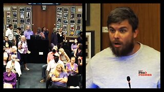 School Board Meeting CHAOS After Man Attacks Member For ‘Vile’ Facebook Post - VERTICAL
